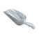 Vollrath 46895 Silver 85 oz Cast Aluminum Ice Scoop With 6 1/4" Wide x 12" Deep Bowl And Rounded Handle
