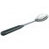 Vollrath 46917 Kool-Touch 11 5/8" Solid Stainless Steel Hollow Handle Buffetware Serving Spoon With Black Insulated Heat-Resistant Handle