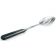 Vollrath 46919 Kool-Touch 12" Slotted Stainless Steel Hollow Handle Buffetware Serving Spoon With Black Insulated Heat-Resistant Handle