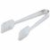 Vollrath 47107 9 1/4" Mirror-Finish Stainless Steel Tender-Touch Pastry Tongs With Ribbed Gripping Surface