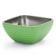 Vollrath 4763235 Stainless Steel 1.8-Quart Double-Wall Insulated Square Serving Bowl, Green Apple