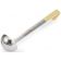 Vollrath 4980335 Ivory Kool-Touch 3 oz JP Jacob's Pride Collection One-Piece Heavy-Duty Stainless Steel Serving Ladle With 12 5/8" Color-Coded Insulated Heat-Resistant Hook Handle