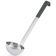 Vollrath 4980520 Black Kool-Touch 5 oz JP Jacob's Pride Collection One-Piece Heavy-Duty Stainless Steel Serving Ladle With 12 1/2" Black Insulated Heat-Resistant Hook Handle