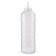 Vollrath 5224-13 Traex 24 oz. Clear Squeeze Bottle with Clear Cap