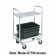 Vollrath 97166 Thrift-I-Cart Chrome Three Shelf Cart, 24" x 16" x 36-1/2"