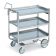 Vollrath 97211 Knock Down Heavy-Duty Stainless Steel Three Shelf Utility Cart, 38" x 21" x 42"