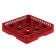 Vollrath TR10-02 - 9 Compartment Traex Full Size Red Compartment Rack