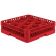Vollrath TR18J-02 - Traex Full Size Red 12 Compartment Rack w/ Extender