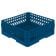 Vollrath TR1AA-44 - Traex Full Size Royal Blue Open Flatware Rack with 2 Open Extenders