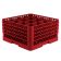 Vollrath TR8DDDA-02 - Traex Full Size Red 16 Compartment Rack w/ 3 Extenders & Open Extender