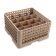Vollrath TR8DDDA Beige 16 Compartment Traex Full Size Compartment Rack With 3 Extenders And 1 Open Extender