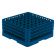 Vollrath TR9EEE-44 - Traex Full Size Royal Blue 49 Compartment Rack w/ 3 Extenders