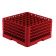 Vollrath TR9EEEE-02 - Traex Full Size Red 49 Compartment Rack w/ 4 Extenders