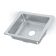 Vollrath 229-1 Single Compartment Stainless Steel Drop-In Sink w/ 3-1/2'' Drain