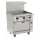 Vulcan 36S-36GTP Endurance Liquid Propane 36" Range with Thermostatic Griddle and Standard Oven Base - 95,000 BTU
