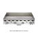 Vulcan 924RX-30 Natural Gas 24" Griddle with Snap-Action Thermostatic Controls and Extra Deep Plate - 54,000 BTU