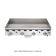Vulcan MSA24 24" Countertop Griddle with Snap Action Thermostatic Controls - 54,000 BTU, Liquid Propane