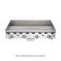 Vulcan MSA72 72" Countertop Griddle with Snap-Action Thermostatic Controls - 162,000 BTU, Liquid Propane