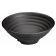 Winco WDM012-302 Kumata 9" Black Round Melamine Soup/Cereal Bowl