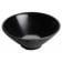 Winco WDM014-303 Togashi 8" Black Round Melamine Soup/Cereal Bowl