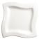 Winco WDP011-101 Cramont 6" White Medium Rim Porcelain Dinner Plate