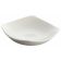 Winco WDP013-103 Lera Bright White 5 1/4" Square Porcelain Plate