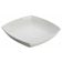 Winco WDP019-101 Sefton 10" Durable White Square Porcelain Bowl