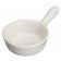 Winco WDP021-101 Mescalore Bright White 2 1/2" Porcelain Mini Dish with Handle