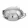 Walco WIC20 1.5 Qt. Stainless Steel Idol Cataplana with Hinged Dome Cover and Stand