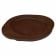 Winco CAST-8UL Round 10" x 11" Wood Underliner With Dual Contoured Handles For CAST-8 FireIron Skillets