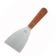 Winco TN526 Grill Scraper with Wooden Handle and 3" x 4" Blade