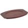 Winco APL-11UL Oval 11" Wood Sizzler Platter Underliner For APL-11