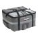 Winco BGCB-2212 X-Large 22" x 22" x 12" Gray Insulated Polyester Premium Catering WinGo Bag