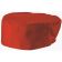Winco CHPB-3RR Red Regular Size 3 1/2 Inch High Signature Chef Poly/Cotton Ventilated Pillbox Hat With Cool Mesh Top Panel