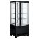 Empura CRD-1K Black 100 Can Double-Glass Door Countertop Refrigerated Beverage Display - 120V, 164 W
