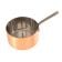 Winco DCWA-204C Copper Plated Stainless Steel 3-1/2" Diameter Mini Sauce Pan Serving Dish with Handle