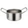 Winco DCWE-102S Stainless Steel 3 1/8" x 1 3/4" Mini Casserole Serving Dish with 2 Handles