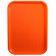 Winco FFT-1418O Plastic 14" x 18" Orange Cafeteria Tray