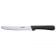 Winco K-50P 5" Stainless Steel Steak Knife with Straight Poly Handle and Blunted Tip - 12/Pack