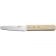 Winco KCL-3 Steel 7-1/2" Oyster/Clam Knife with Wooden Handle