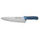 Winco KSTK-100 Sof-Tek 10" High Carbon German Steel Chef's Knife with Blue / Black Handle
