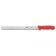 Winco KWP-121R Stäl 12" Straight Bread Knife with Red Handle