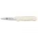 Winco KWP-30 Stäl 3-1/4" Paring Knife with White Polypropylene Handle, 2-Pack