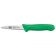 Winco KWP-30G Stäl 3-1/4" Paring Knife with Green Polypropylene Handle, 2-Pack
