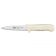 Winco KWP-31 Stäl 3-1/2" Serrated Paring Knife with White Polypropylene Handle, 2-Pack