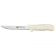Winco KWP-62 Stäl Wide 6" Boning Knife with White Handle