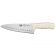 Winco KWP-81 Stäl 8" Chef's Knife with White Polypropylene Handle