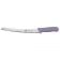 Winco KWP-91P Stäl 9.5" Allergen Free Steel Curved Bread Knife With Purple Handle