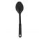 Winco NC-SS1 12" Black Nylon Solid Serving Spoon