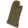 Winco OMF-17 17" Flame-Resistant Green Cotton Oven Mitt